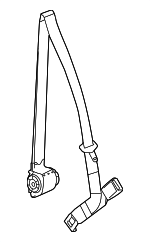 86538246 - : Center Seat Belt for GM Image