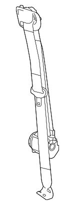 85632632 - : Outer Belt Assembly Driver Side Rear for Chevrolet: Silverado 1500, Silverado 1500 LTD | GMC: Sierra 1500 Image