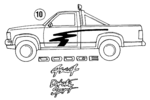 4713422 - Body: Stripe Package for Mopar Image