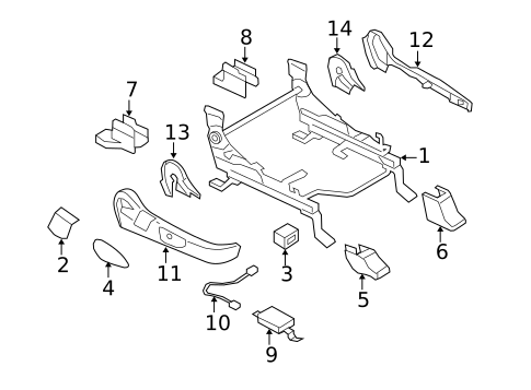 Tracks & Components for 2011 Mazda CX-7 #2