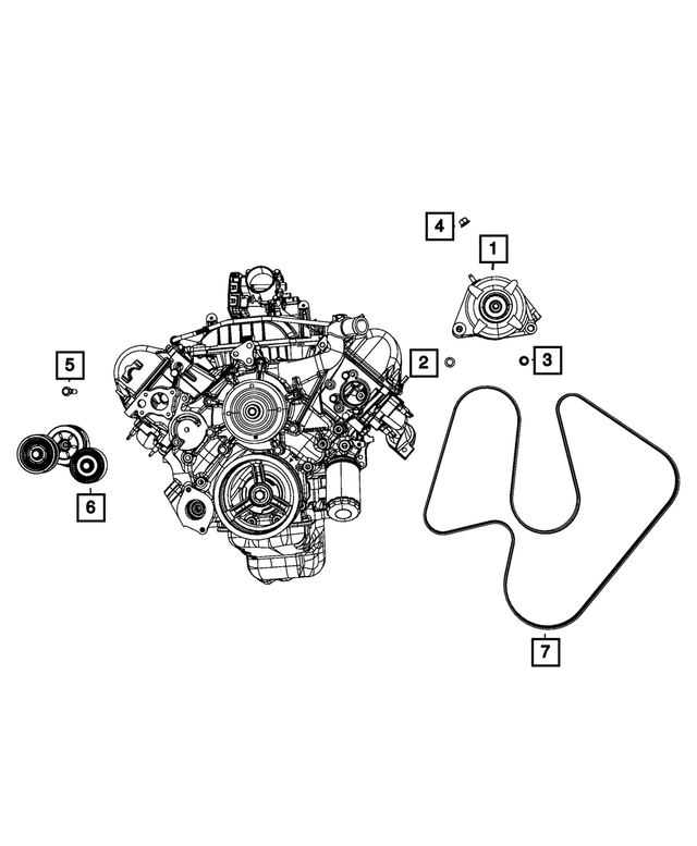 R6029914AG - Electrical: Engine Generator, Remanufactured for Mopar Image