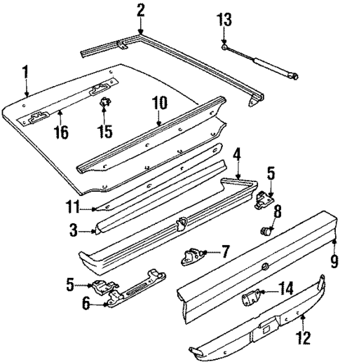 Hardware for 1987 Chevrolet Cavalier #0