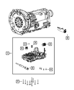 R8261622AD - 845RE; 8-Speed; Automatic Transmission: Transmission Valve Body &amp; Control Unit, Remanufactured for Mopar Image