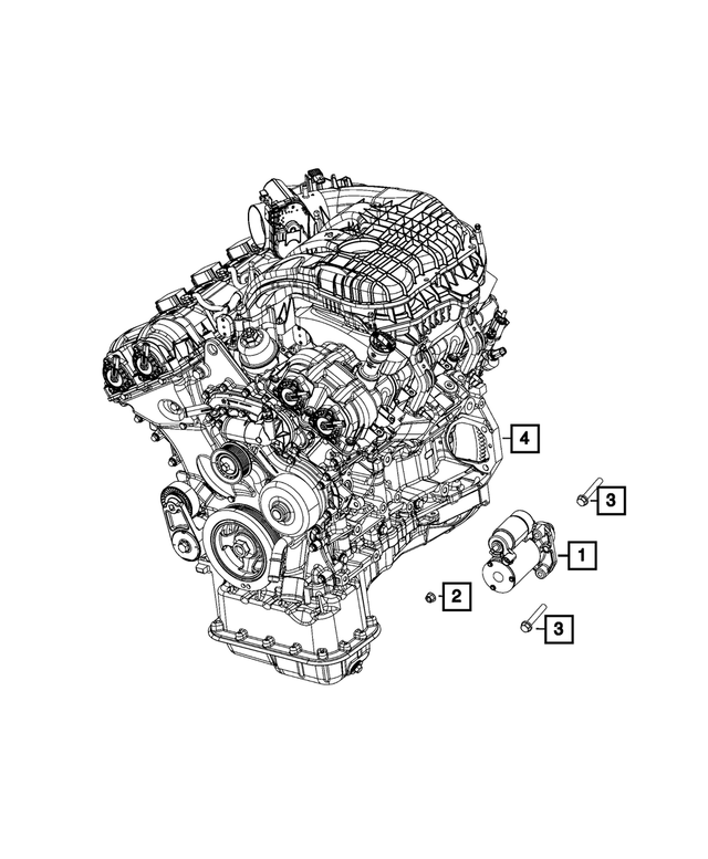6102225AA - Electrical: Hex Head Screw And Washer for Mopar Image