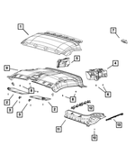 Headliner Panel, Right