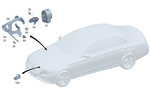 2135455500 - Electrical System: Holder for Mercedes-Benz Image