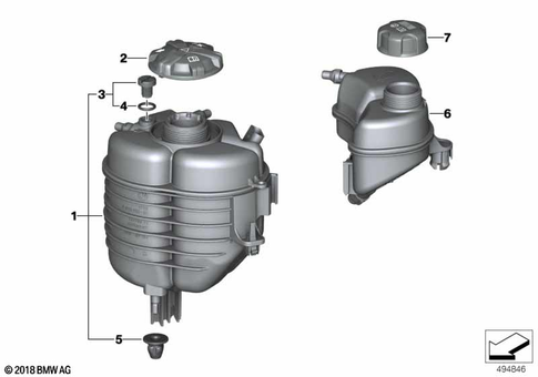 Expansion Tank for 2019 BMW M340i #0
