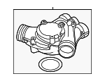 11531406762 - Cooling System: Thermostat Unit for BMW: M5, Z8 Image