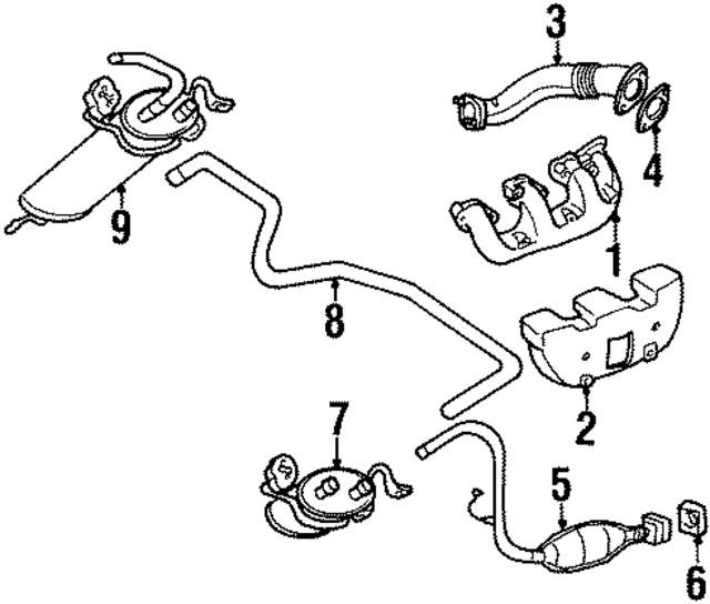 4448149 - Exhaust: Exhaust Pipe To Manifold Gasket for Mopar Image