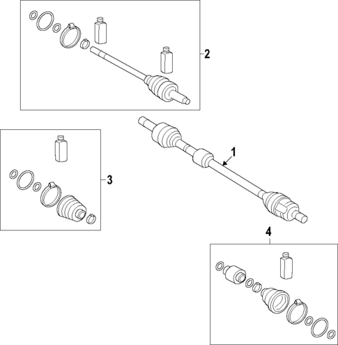 Axle Shafts & Joints for 2013 Hyundai Azera #0
