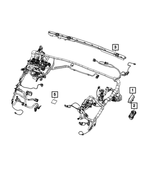 5020566AB - : Sealing Tape for Chrysler: Town &amp; Country | Dodge: Grand Caravan | Jeep: Gladiator, Wrangler | Ram: C/V Image