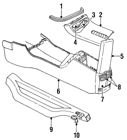 Center for 1995 Chrysler New Yorker #0