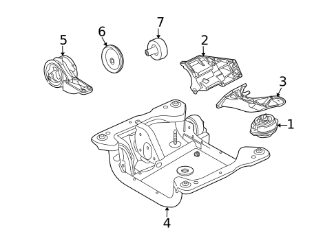 Engine & Trans Mounting for 2009 Land Rover Range Rover #0