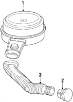 25042891 - Engine: Air Cleaner for Chevrolet: C/K Pickup, R10, R20, R2500, R30, R3500, Suburban C10, Suburban C20, Suburban K10, Suburban K20, Suburban R10, V10, V20, V30, V3500 | GMC: C1500 Pickup, C2500 Pickup, C3500 Pickup, K1500 Pickup, K2500 Pickup, K3500 Pickup, R1500 Pickup, R2500 Pickup, R3500 Pickup, Suburban C1500, Suburban C2500, Suburban R1500, V1500, V2500, V3500 Image