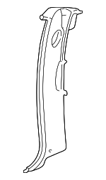 15737326 - Body: Pillar Trim for Chevrolet: C1500, C2500, C3500, K1500 Pickup, K2500 Pickup, K3500 Pickup | GMC: C1500 Pickup, C2500 Pickup, C3500 Pickup, K1500 Pickup, K2500 Pickup, K3500 Pickup Image