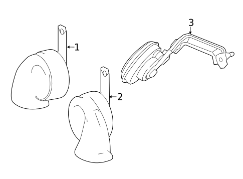 Horn for 2020 Lexus RC F #0