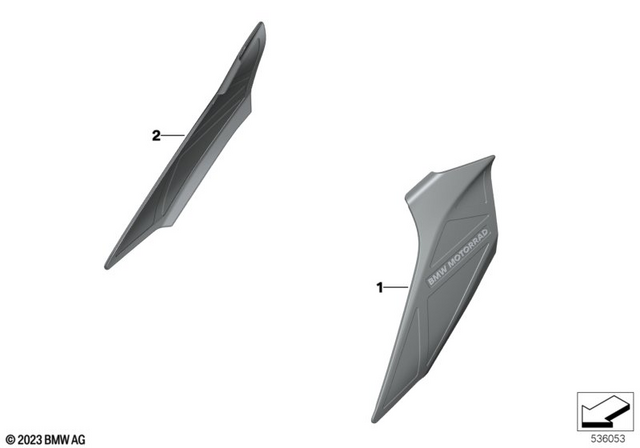 46637106107 - Design: Frame Guard Rear Left -  for BMW-Motorrad Image