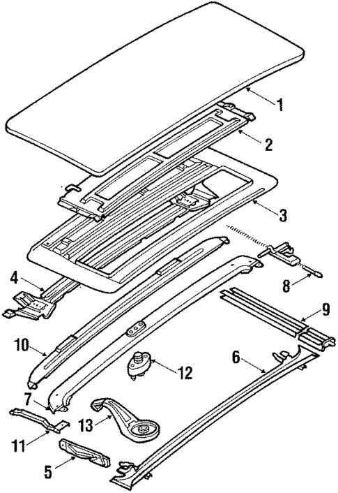 Sunroof for 1986 Volkswagen Quantum #0