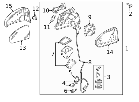 Outside Mirrors for 2025 Audi S5 Sportback #0