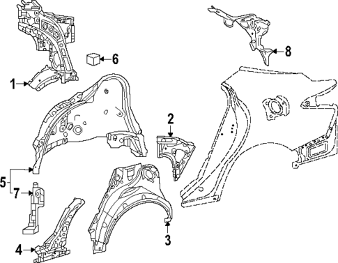 Inner Structure for 2025 Toyota Camry #0