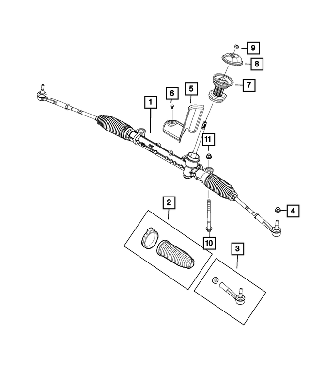68631127AA - : Rack And Pinion Gear for Mopar Image