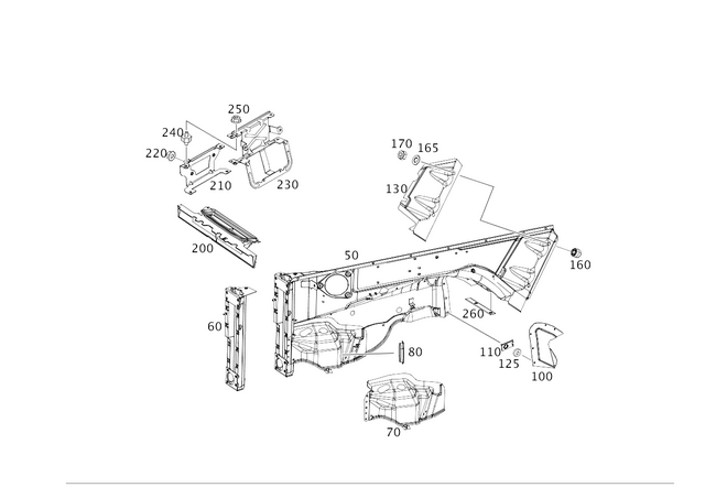 4636200700 - Cowl, Front Panel: Wheel Well for Mercedes-Benz: G63 AMG, G65 AMG Image image