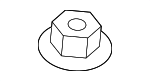 MS440502 - Body: Bracket Nut for Mitsubishi: 3000GT, Diamante, Eclipse, Eclipse Cross, Endeavor, Expo, Expo LRV, Galant, i-MiEV, Lancer, Mirage, Mirage G4, Montero, Montero Sport, Outlander, Outlander PHEV, Outlander Sport Image
