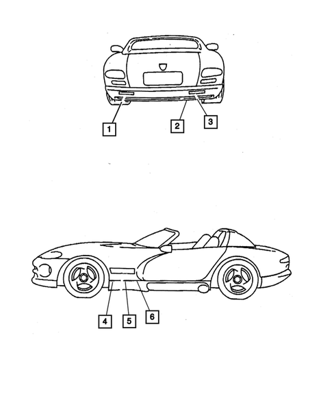Decals for 2001 Dodge Viper #0