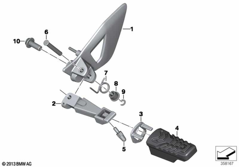 Footrests for 2018 BMW-Motorrad R 1250 RT #0
