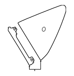 833013WC0C - Body: Quarter Glass for Nissan: Versa Note Image