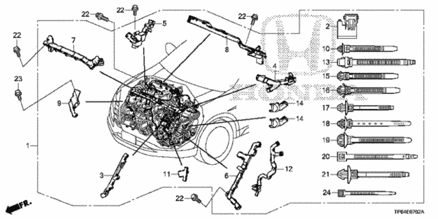 Engine Wire Harness (V6) (2) for 2015 Honda Crosstour #0