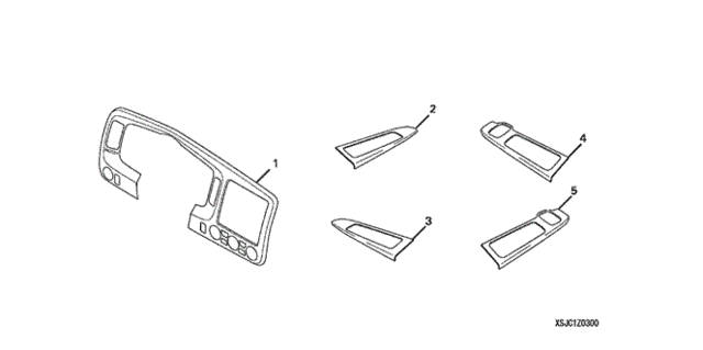 Metallic Interior Trim (1) for 2007 Honda Ridgeline #0
