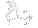 9095901369 - Body: Release Cable Clip for Toyota Image