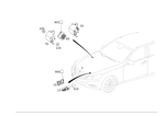 212821015164 - Electrical System: Impact Sensor, Ped. Prot for Mercedes-Benz: C250, C350, C63 AMG, E250, E350, E400, E550, E63 AMG, E63 AMG S, SL400, SL450, SL550, SL63 AMG, SL65 AMG, SLC300, SLK250, SLK300, SLK350, SLK55 AMG Image