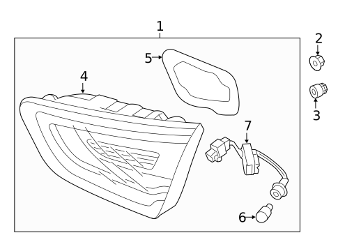 Backup Lamps for 2016 Kia Optima #0