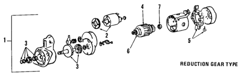 Starter for 1984 Mitsubishi Starion #0