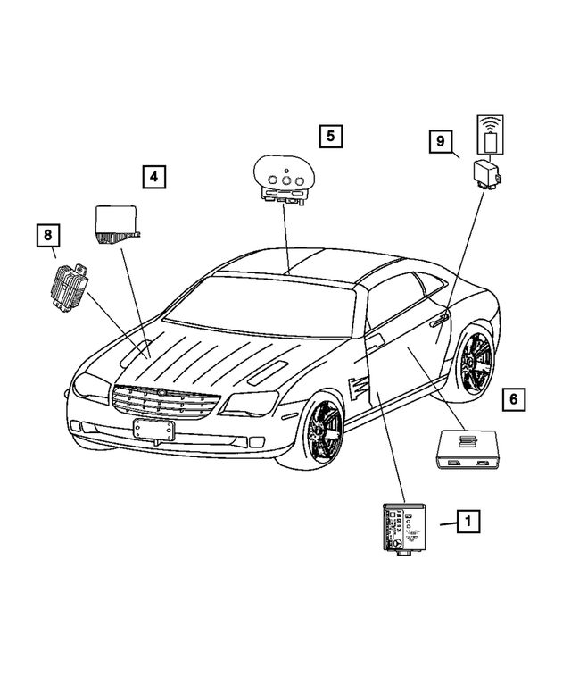 5102558AA - Electrical: Alarm Module for Mopar Image