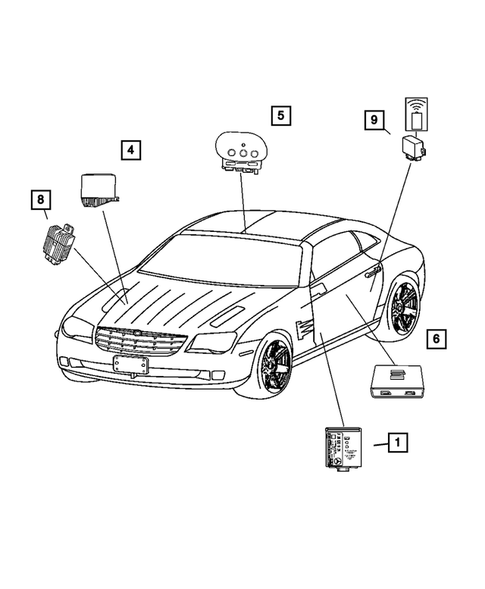 Modules for 2004 Chrysler Crossfire #0