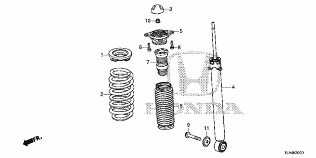 Rear Shock Absorber for 2018 Honda CR-V #0