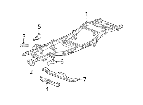 Frame & Components for 2006 Hummer H3 #0