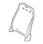 KB3Z5461018D - Body: Seat Back Frame for Ford Image