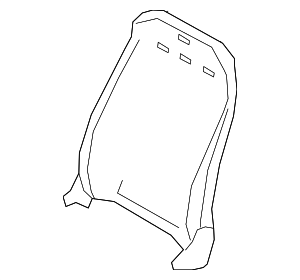 KB3Z5461018D - Body: Seat Back Frame for Ford Image
