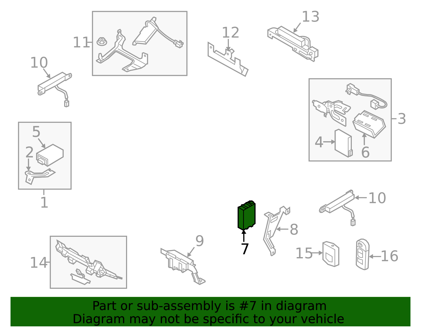 NHY8-67-5DZ - Keyless Entry Module - 2006-2011 Mazda MX-5 Miata