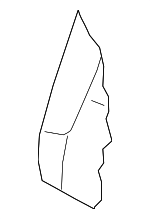 8U0885775A - Body: Seat Back Pad for Audi: Q3, Q3 Quattro Image