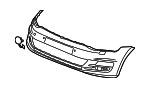 5GM807217HGRU - Body: Bumper Cover for Volkswagen: Golf, GTI Image
