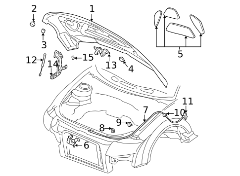Hood & Components for 2003 Audi TT Quattro #0
