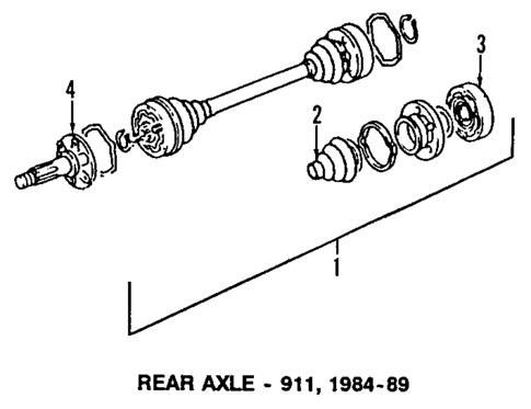 Axle Shafts & Joints for 1987 Porsche 911 #0