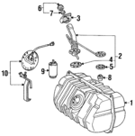 2322150040 - : Fuel Pump for Lexus: LS400 Image