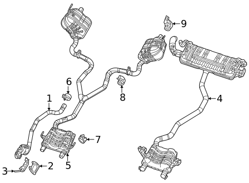 Mufflers for 2024 Jeep Grand Cherokee #0