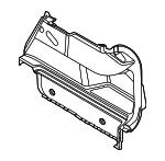 51477491184 - Body: Trunk Side Trim for BMW: 228i Gran Coupe, 228i xDrive Gran Coupe, M235i xDrive Gran Coupe Image